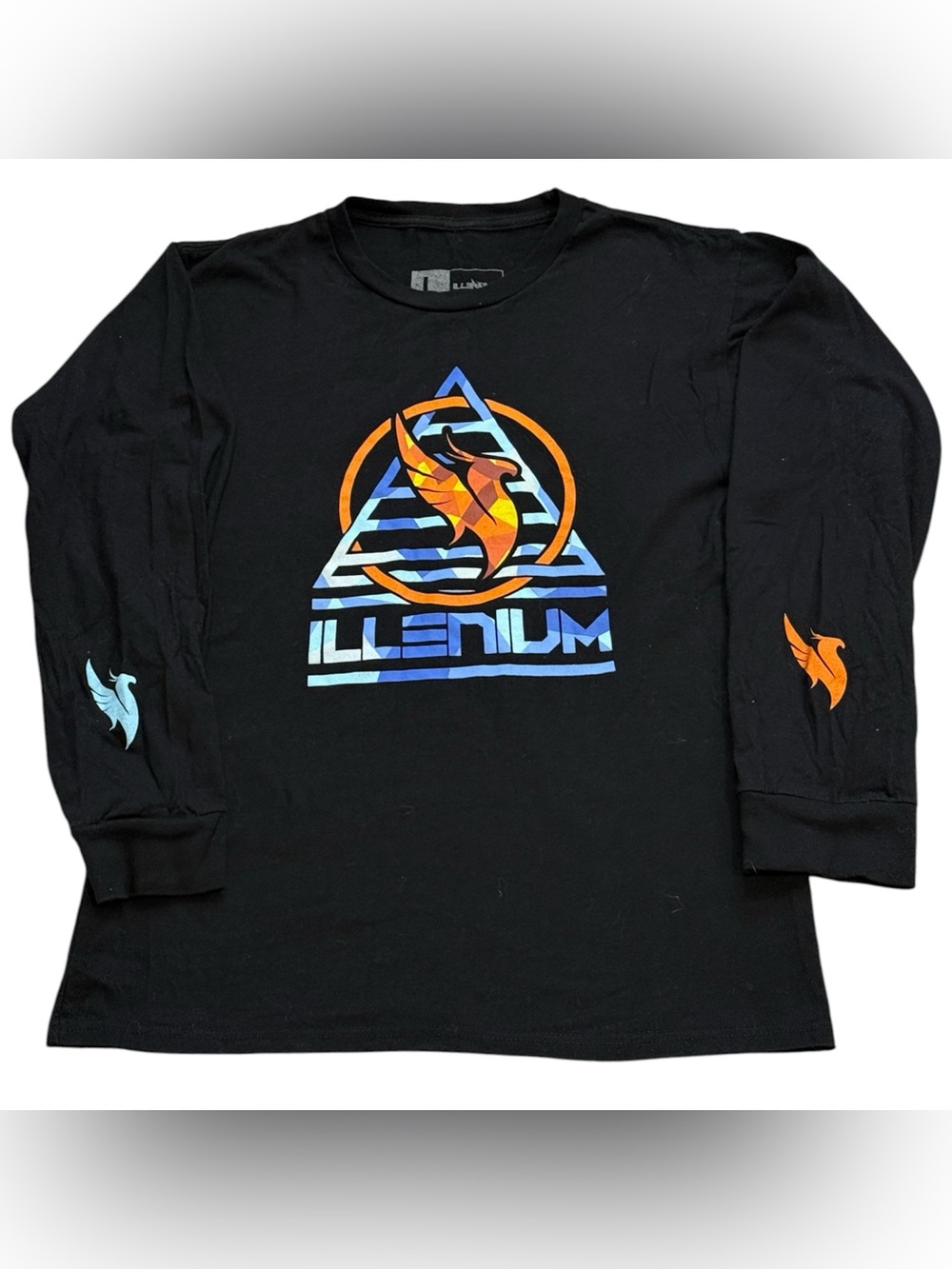 Illenium EDM DJ Electronic Music Black Long Sleeve T Shirt Unisex Adult Size L
